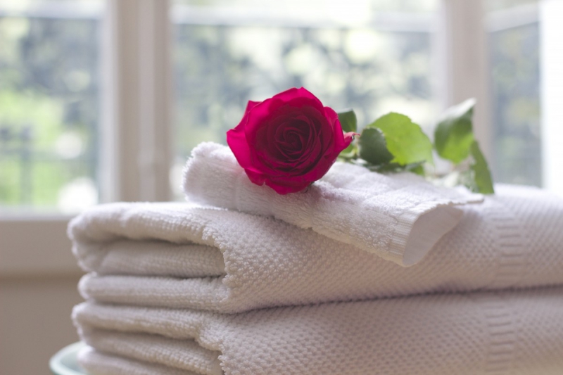 chambre-hote-CHATEAUVERT-min_towel_rose_clean_care_salon_spa_white_bath-731641